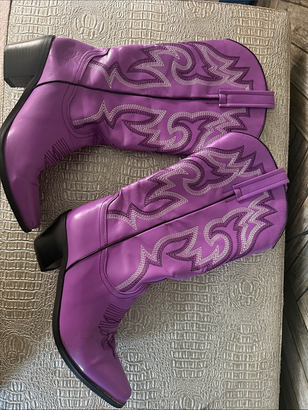 Purple Western Cowgirl Boots for Women